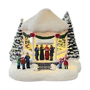Thomas Kinkade Teleflora 2023 Sweet Sounds of Christmas Lighted Gazebo NOS